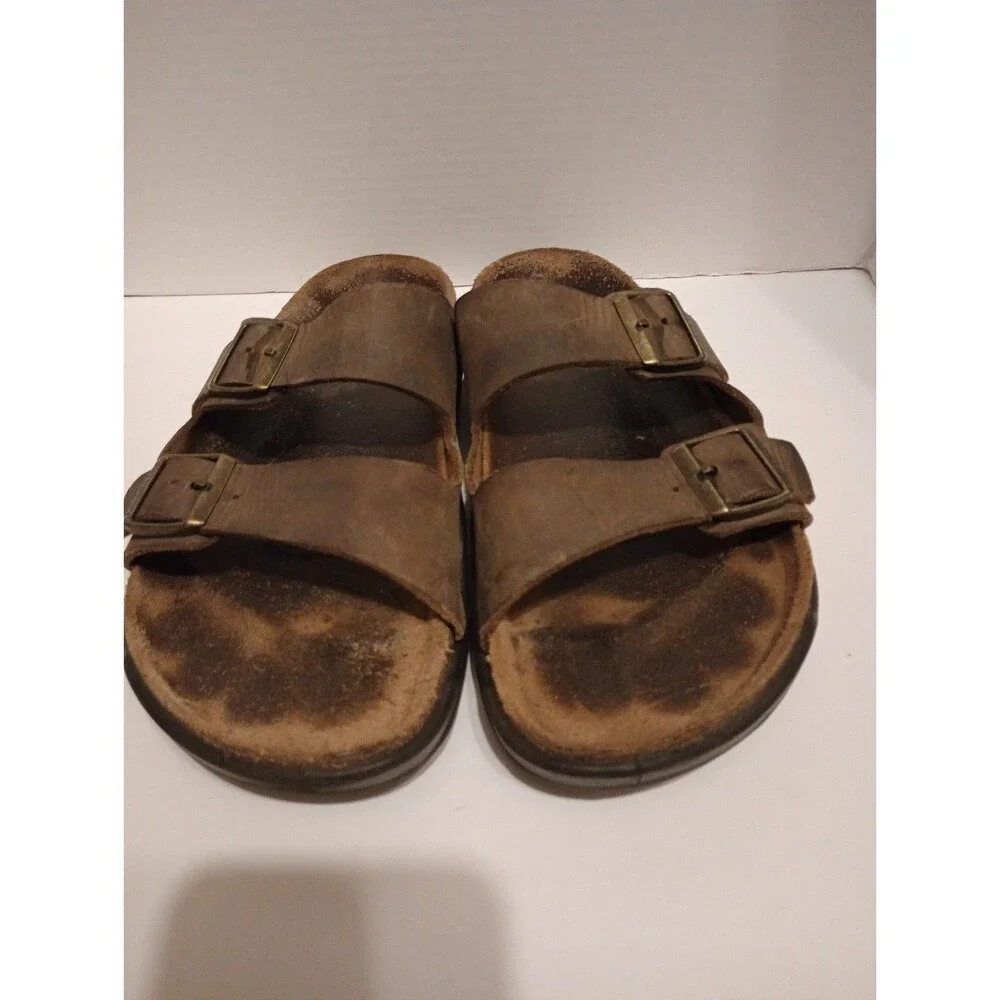 Birkenstock ARIZONA CROSSTOWN Men’s (42.5/9.5) Sandals Khaki Green Oiled Leather
